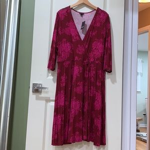 COPY - Red and pink floral dress